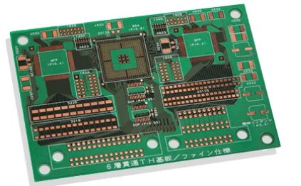高密度な電子部品の実装に対応した精密な回路基板